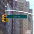 park avenue street sign in manhattan new york